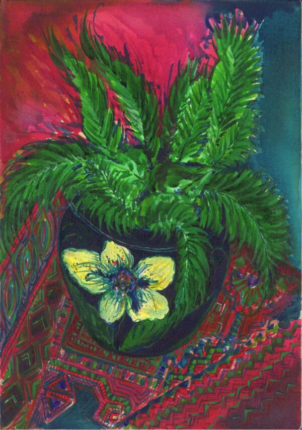 Plant Pot Print 14 by Victoria England, Artist