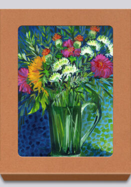All the Greens Greeting Cards Box 04 by Victoria England, Artist