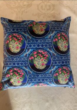 Chinoiserie Blue, Carnation Large Cushion 40
